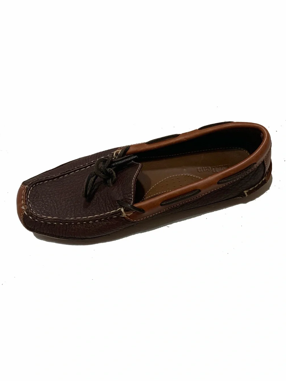 8 / L.L. Bean Men's Bison Double-Sole Slippers, Leather